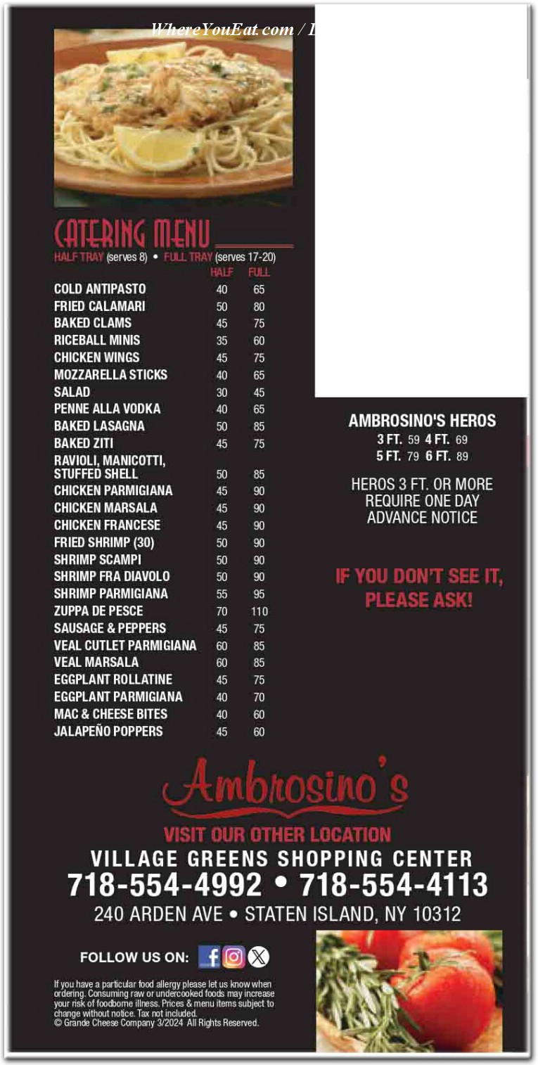 Ambrosino menu page 5
